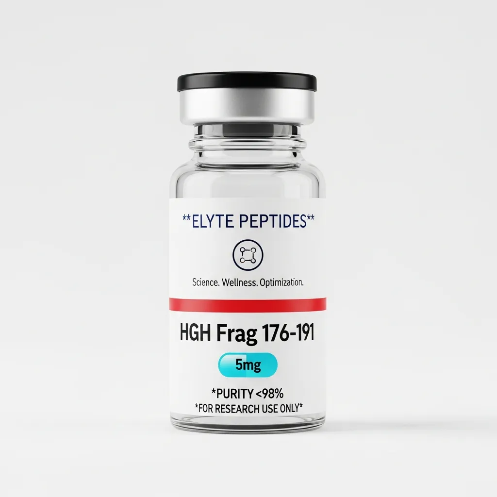 HGH Frag 176-191 research peptide vial