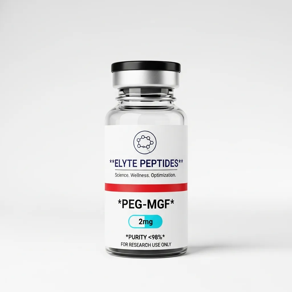 PEG-MGF research peptide vial
