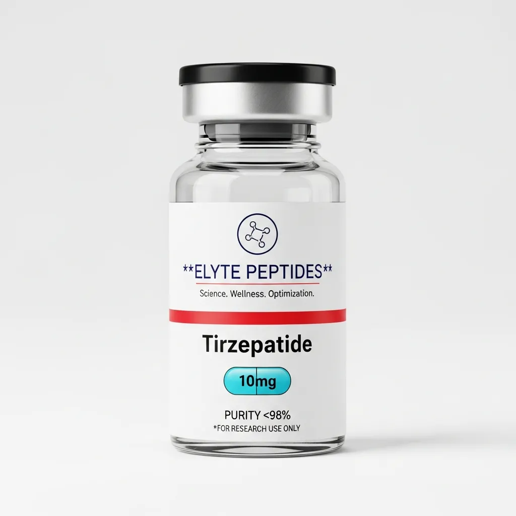 Tirzepatide research peptide vial